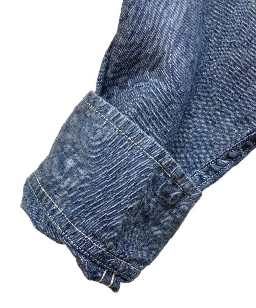 SUGAR CANE（シュガーケーン）SUGAR CANE (シュガーケーン) シャンブレーシャツ ブルー サイズ:Mの古着・服飾アイテム