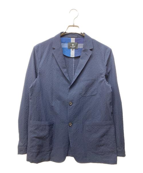 BLACK LABEL CRESTBRIDGE（ブラックレーベル クレストブリッジ）BLACK LABEL CRESTBRIDGE (ブラックレーベル クレストブリッジ) テーラードジャケット ネイビー サイズ:Lの古着・服飾アイテム