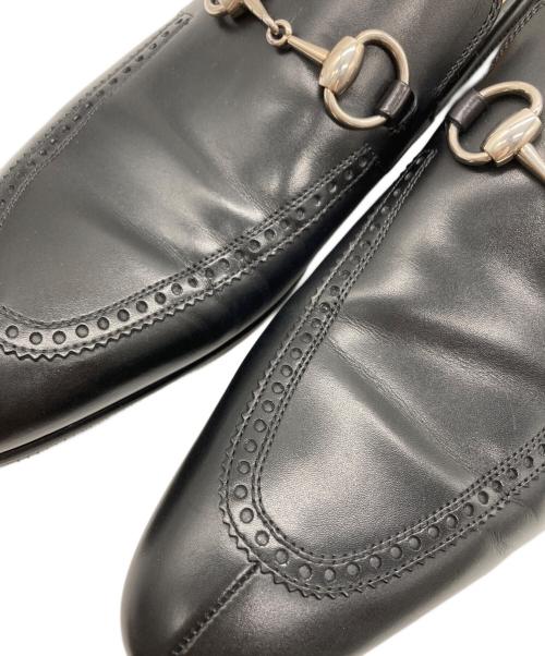 GUCCI（グッチ）GUCCI (グッチ) ビットローファー ブラック サイズ:6 1/2の古着・服飾アイテム