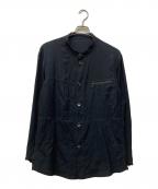 GIORGIO ARMANIジョルジョアルマーニ）の古着「レーヨンシャツジャケット」｜ネイビー