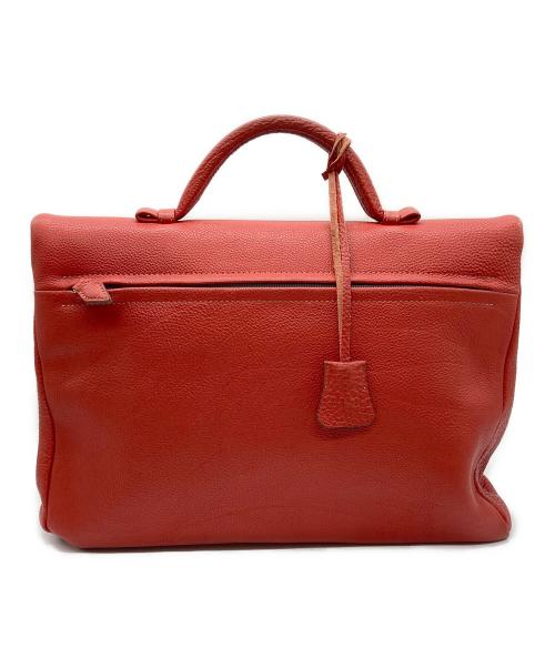 大峡製鞄（オオバセイホウ）大峡製鞄 (オオバセイホウ) レイロウ37 ジャーマン シュリンクレザー レッドの古着・服飾アイテム