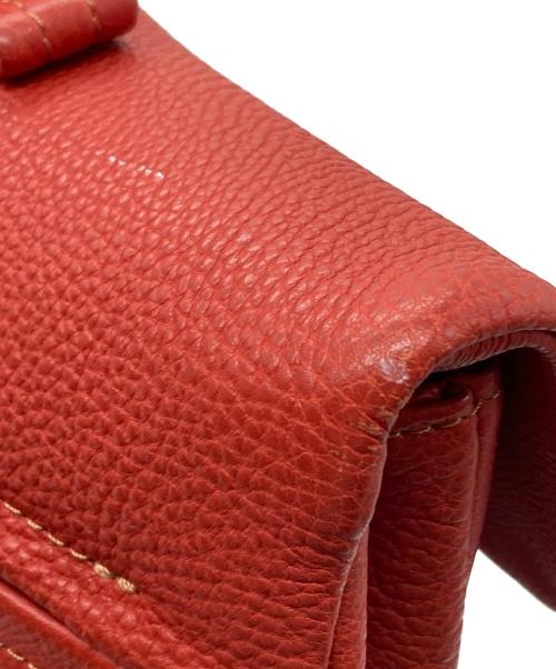 大峡製鞄（オオバセイホウ）大峡製鞄 (オオバセイホウ) レイロウ37 ジャーマン シュリンクレザー レッドの古着・服飾アイテム