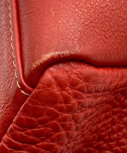 大峡製鞄（オオバセイホウ）大峡製鞄 (オオバセイホウ) レイロウ37 ジャーマン シュリンクレザー レッドの古着・服飾アイテム