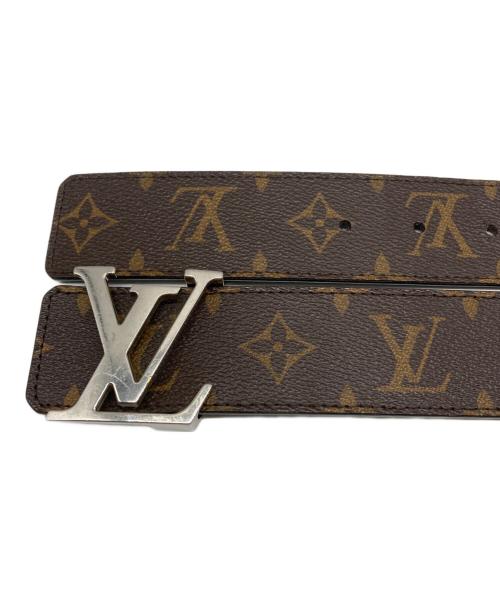 LOUIS VUITTON（ルイ ヴィトン）LOUIS VUITTON (ルイ ヴィトン) LV イニシャル レザーベルト ブラウンの古着・服飾アイテム