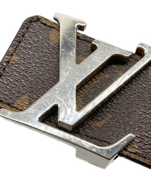 LOUIS VUITTON（ルイ ヴィトン）LOUIS VUITTON (ルイ ヴィトン) LV イニシャル レザーベルト ブラウンの古着・服飾アイテム