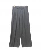 BEAMSビームス）の古着「2プリーツ ワイド スラックス」｜グレー
