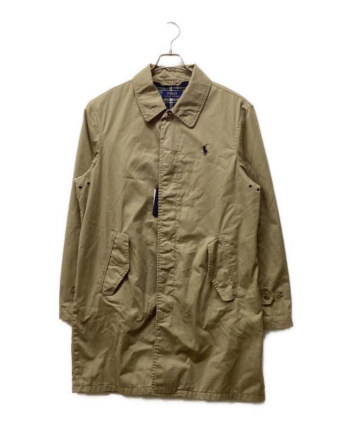 POLO RALPH LAUREN（ポロ・ラルフローレン）POLO RALPH LAUREN (ポロ・ラルフローレン) ツイル ウォーキング コート ベージュ サイズ:SIZE Mの古着・服飾アイテム