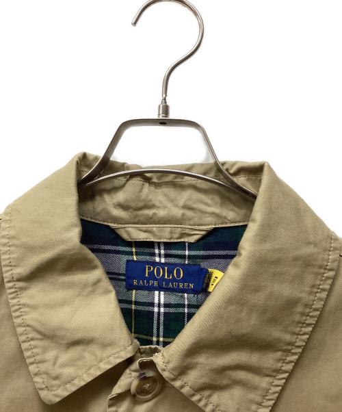 POLO RALPH LAUREN（ポロ・ラルフローレン）POLO RALPH LAUREN (ポロ・ラルフローレン) ツイル ウォーキング コート ベージュ サイズ:SIZE Mの古着・服飾アイテム