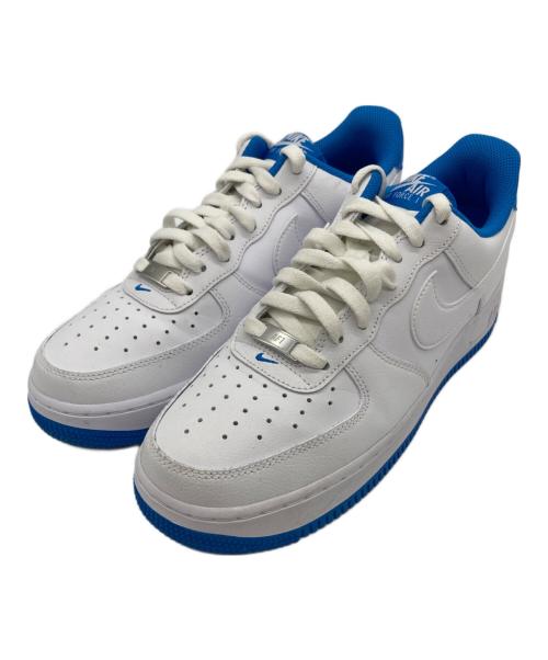 NIKE（ナイキ）NIKE (ナイキ) AIR FORCE 1 '07 ホワイト×ブルー サイズ:SIZE 27cmの古着・服飾アイテム