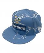 SUPREMEシュプリーム）の古着「23AW WORLDWIDE BOX LOGO CAP」｜ブルー