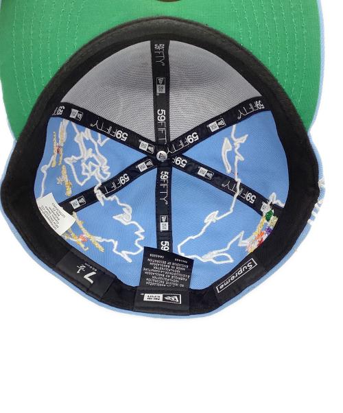 SUPREME（シュプリーム）SUPREME (シュプリーム) 23AW WORLDWIDE BOX LOGO CAP ブルーの古着・服飾アイテム
