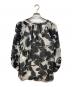 DIANE VON FURSTENBERG (ダイアンフォンファステンバーグ) シルクブラウス ブラック×ホワイト サイズ:記載なし：4000円
