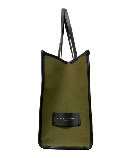 GIANNI CHIARINI（ジャンニ キアリーニ）GIANNI CHIARINI (ジャンニ キアリーニ) マルチェッラトートバッグ カーキの古着・服飾アイテム