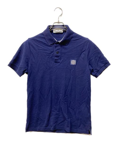 STONE ISLAND（ストーンアイランド）STONE ISLAND (ストーンアイランド) 16SS SLIM FIT ポロシャツ ネイビー サイズ:Sの古着・服飾アイテム