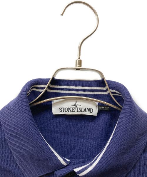 STONE ISLAND（ストーンアイランド）STONE ISLAND (ストーンアイランド) 16SS SLIM FIT ポロシャツ ネイビー サイズ:Sの古着・服飾アイテム