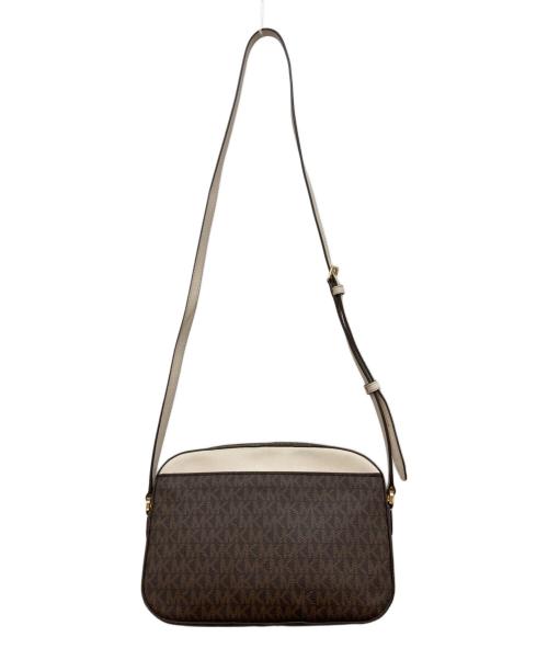 MICHAEL KORS（マイケル・コース）MICHAEL KORS (マイケル・コース) モノグラム ショルダーバッグ ブラウンの古着・服飾アイテム