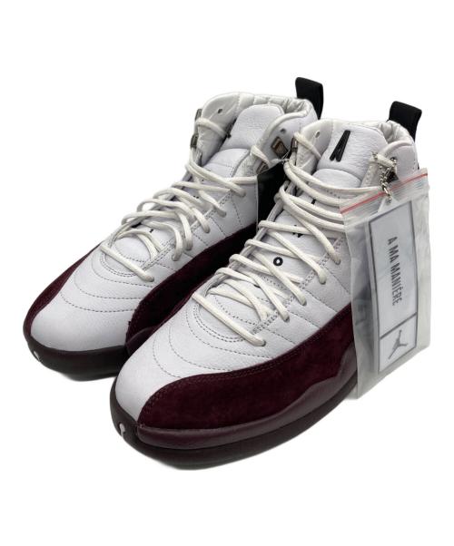 NIKE（ナイキ）NIKE (ナイキ) A Ma Maniere (ア・マ・マニエール) WMNS AIR JORDAN 12 RETRO SP 'White and Burgundy  サイズ:SIZE 28cmの古着・服飾アイテム