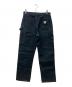 CarHartt (カーハート) ダブルニーワークパンツ ブラック サイズ:SIZE W30×L30：18000円