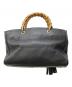 GUCCI (グッチ) バンブーショッパーバッグ ブラック：37000円