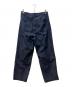 STILL BY HAND (スティルバイハンド) 10oz denim box pleat pants インディゴ サイズ:SIZE 46：8000円