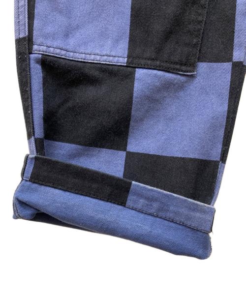 stussy（ステューシー）stussy (ステューシー) Big Ol' Check Work Pant パープル サイズ:SIZE 34の古着・服飾アイテム