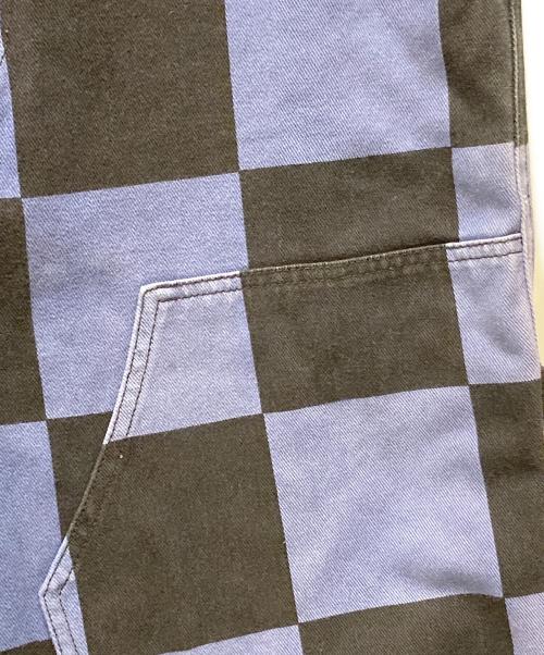 stussy（ステューシー）stussy (ステューシー) Big Ol' Check Work Pant パープル サイズ:SIZE 34の古着・服飾アイテム