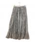 SPECCHIO（スペッチオ）の古着「ハンドクラッシュプリーツシアースカート」｜グレー