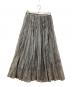 SPECCHIO (スペッチオ) ハンドクラッシュプリーツシアースカート グレー サイズ:SIZE 40：7000円