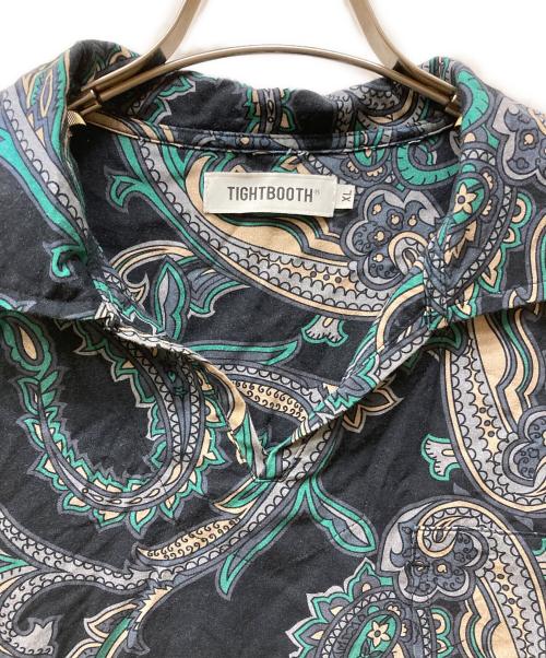 TIGHTBOOTH PRODUCTION（タイトブースプロダクション）TIGHTBOOTH PRODUCTION (タイトブースプロダクション) PAISLEY L/S OPEN SHIRT グリーン サイズ:XLの古着・服飾アイテム