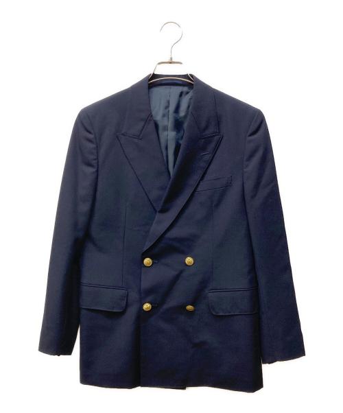 J.PRESS（ジェイプレス）J.PRESS (ジェイプレス) 金釦ダブルブレザー ネイビー サイズ:160cmの古着・服飾アイテム