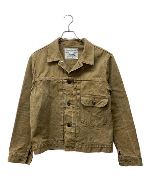 BURGUS PLUS（バーガスプラス）BURGUS PLUS (バーガスプラス) 13.5oz Heavy Duck 1st Type Jacket ブラウン サイズ:SIZE 40の古着・服飾アイテム