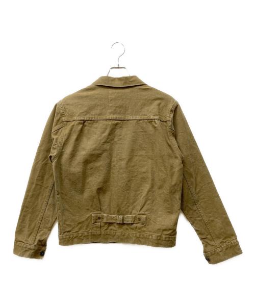 BURGUS PLUS（バーガスプラス）BURGUS PLUS (バーガスプラス) 13.5oz Heavy Duck 1st Type Jacket ブラウン サイズ:SIZE 40の古着・服飾アイテム