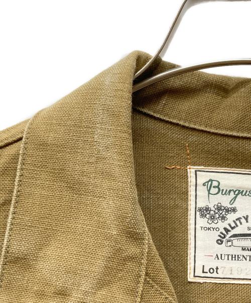 BURGUS PLUS（バーガスプラス）BURGUS PLUS (バーガスプラス) 13.5oz Heavy Duck 1st Type Jacket ブラウン サイズ:SIZE 40の古着・服飾アイテム