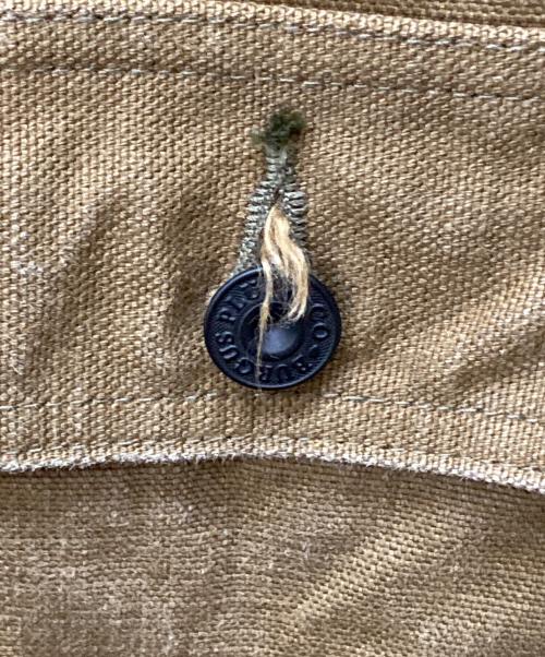 BURGUS PLUS（バーガスプラス）BURGUS PLUS (バーガスプラス) 13.5oz Heavy Duck 1st Type Jacket ブラウン サイズ:SIZE 40の古着・服飾アイテム