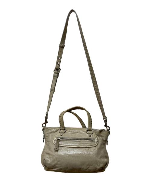 MIU MIU（ミュウミュウ）MIU MIU (ミュウミュウ) Archive Heart 2way Tote Bag ベージュの古着・服飾アイテム