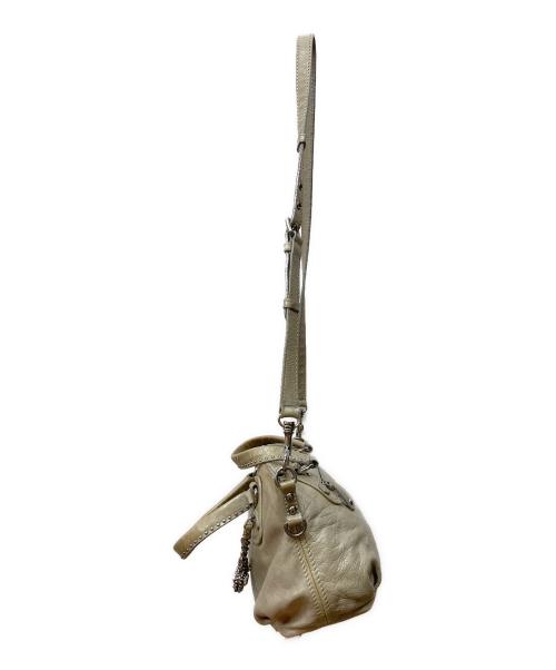 MIU MIU（ミュウミュウ）MIU MIU (ミュウミュウ) Archive Heart 2way Tote Bag ベージュの古着・服飾アイテム