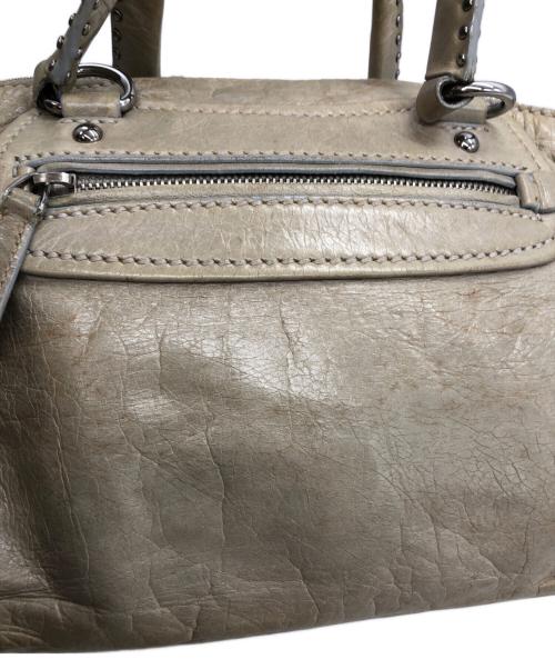 MIU MIU（ミュウミュウ）MIU MIU (ミュウミュウ) Archive Heart 2way Tote Bag ベージュの古着・服飾アイテム