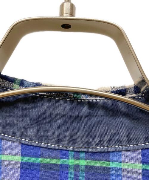 sacai（サカイ）sacai (サカイ) ナイロンコンビチェックシャツ ネイビー サイズ:1の古着・服飾アイテム