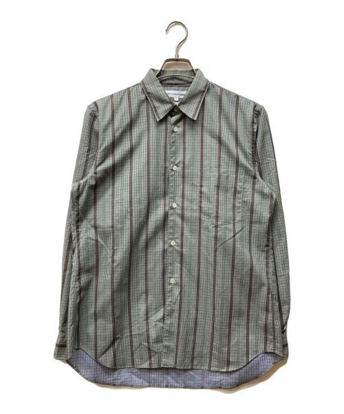 COMME des GARCONS SHIRT（コムデギャルソンシャツ）COMME des GARCONS SHIRT (コムデギャルソンシャツ) チェックシャツ グレー×グリーン サイズ:Sの古着・服飾アイテム