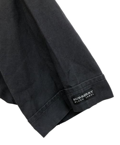 BURBERRY BLACK LABEL（バーバリーブラックレーベル）BURBERRY BLACK LABEL (バーバリーブラックレーベル) フロントノヴァチェック ショートスリーブシャツ ベージュ×ブラック サイズ:2の古着・服飾アイテム