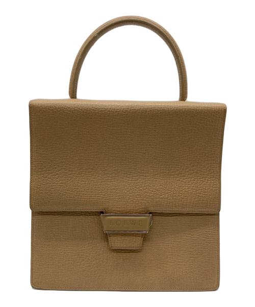 LOEWE（ロエベ）LOEWE (ロエベ) フォーマルハンドバッグ ベージュの古着・服飾アイテム