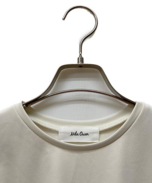 Mila Owen（ミラオーウェン）Mila Owen (ミラオーウェン) ツイストディテールパンツSETUP アイボリー サイズ:１の古着・服飾アイテム