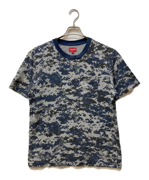 SUPREME（シュプリーム）Supreme (シュプリーム) S/S Pocket Tee ブルー サイズ:Sの古着・服飾アイテム