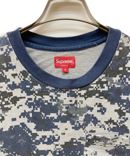 SUPREME（シュプリーム）Supreme (シュプリーム) S/S Pocket Tee ブルー サイズ:Sの古着・服飾アイテム