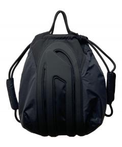 中古・古着通販】DIESEL (ディーゼル) レザーリュック ブラック