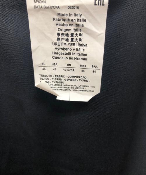 EMPORIO ARMANI（エンポリオアルマーニ）EMPORIO ARMANI (エンポリオアルマーニ) サイドアジャスタースラックス ネイビー サイズ:44の古着・服飾アイテム