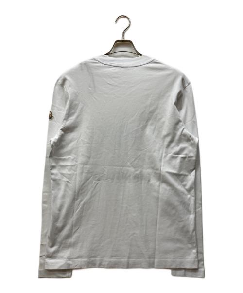 MONCLER（モンクレール）MONCLER (モンクレール) LS TSHIRT ホワイト サイズ:Mの古着・服飾アイテム