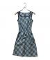 BURBERRY BLUE LABEL（バーバリーロンドンブルーレーベル）の古着「ノヴァチェック ノースリーブワンピース」｜ブルー