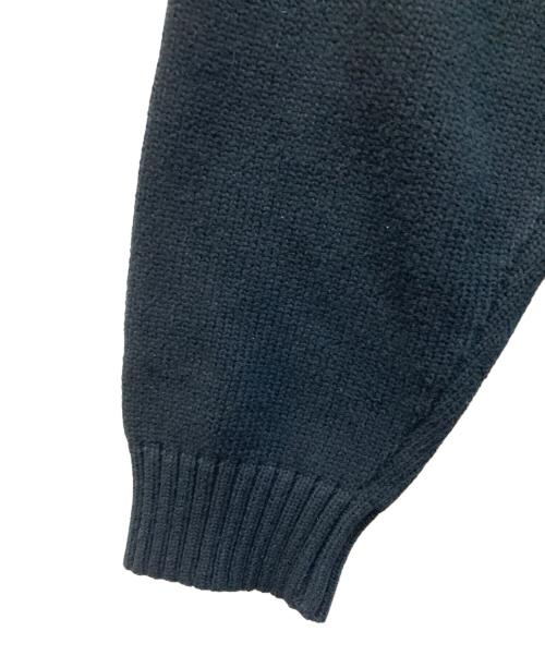 KENZO（ケンゾー）KENZO (ケンゾー) ロゴジャカードニットジップフーディ ブラック サイズ:Sの古着・服飾アイテム