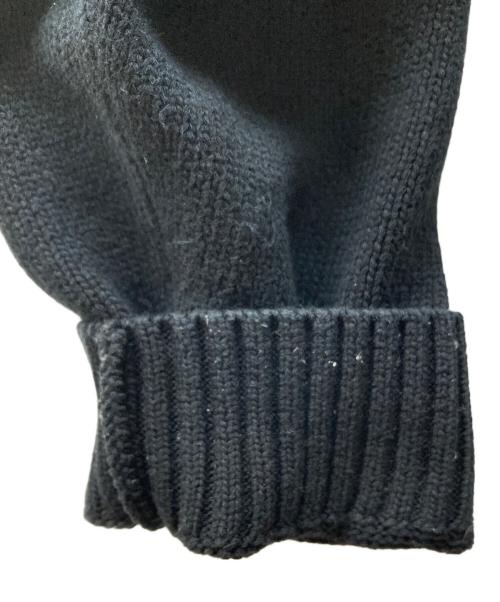 KENZO（ケンゾー）KENZO (ケンゾー) ロゴジャカードニットジップフーディ ブラック サイズ:Sの古着・服飾アイテム